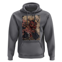 American Leader Oni Mask Japanese Ukiyoe Hoodie Political Parody Graphic