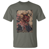 American Leader Oni Mask Japanese Ukiyoe T Shirt Political Parody Graphic