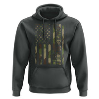 Camouflage Patriotic Dad 2026 Hoodie USA Flag New Father Announcement