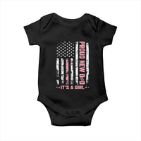 Proud New Dad Its A Girl Baby Onesie Patriotic First Fathers Day Gift
