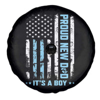 Proud New Dad Its A Boy Spare Tire Cover Patriotic First Fathers Day Gift