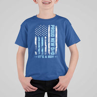Proud New Dad Its A Boy T Shirt For Kid Patriotic First Fathers Day Gift