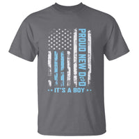 Proud New Dad Its A Boy T Shirt Patriotic First Fathers Day Gift