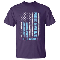 Proud New Dad Its A Boy T Shirt Patriotic First Fathers Day Gift