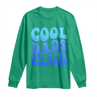Cool Dads Club Blue Typography Long Sleeve Shirt Fathers Day Gift