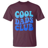 Cool Dads Club Blue Typography T Shirt Fathers Day Gift