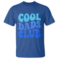 Cool Dads Club Blue Typography T Shirt Fathers Day Gift