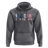 Vintage American Flag Papa The Man The Myth The Legend Hoodie Fathers Day Gift
