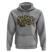 Proud Army Dad USA Flag Camo Hoodie Fathers Day Gift