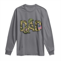 Proud Army Dad USA Flag Camo Long Sleeve Shirt Fathers Day Gift