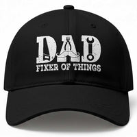 Handyman Dad Fixer Of Everything Baseball Cap Funny Garage Papa