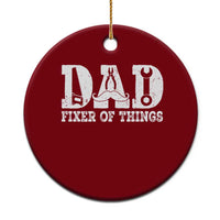 Handyman Dad Fixer Of Everything Ceramic Ornament Funny Garage Papa