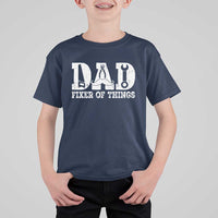 Handyman Dad Fixer Of Everything T Shirt For Kid Funny Garage Papa