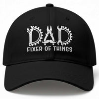 Dad Fixer Of Everything Garage Life Baseball Cap Auto Mechanic Fathers Day Gift
