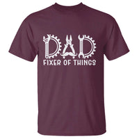 Dad Fixer Of Everything Garage Life T Shirt Auto Mechanic Fathers Day Gift