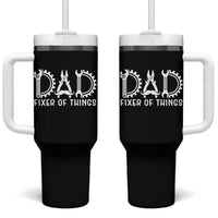 Dad Fixer Of Everything Garage Life Tumbler With Handle Auto Mechanic Fathers Day Gift
