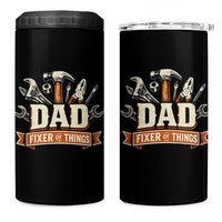 Mechanic Dad Fixer Of All Things 4 in 1 Can Cooler Tumbler Funny Auto Repair Fathers Day