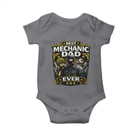 Best Mechanic Dad Ever Baby Onesie Auto Repair Fathers Day Graphic