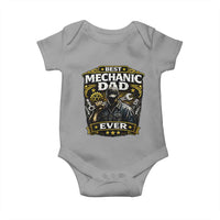Best Mechanic Dad Ever Baby Onesie Auto Repair Fathers Day Graphic