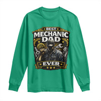 Best Mechanic Dad Ever Long Sleeve Shirt Auto Repair Fathers Day Graphic