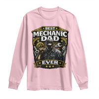 Best Mechanic Dad Ever Long Sleeve Shirt Auto Repair Fathers Day Graphic