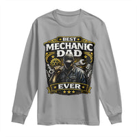 Best Mechanic Dad Ever Long Sleeve Shirt Auto Repair Fathers Day Graphic