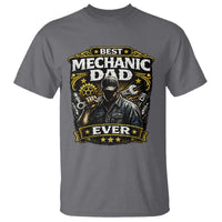 Best Mechanic Dad Ever T Shirt Auto Repair Fathers Day Graphic
