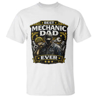 Best Mechanic Dad Ever T Shirt Auto Repair Fathers Day Graphic