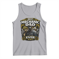 Best Mechanic Dad Ever Tank Top Auto Repair Fathers Day Graphic