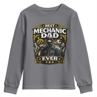 Best Mechanic Dad Ever Youth Sweatshirt Auto Repair Fathers Day Graphic