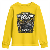 Best Mechanic Dad Ever Youth Sweatshirt Auto Repair Fathers Day Graphic