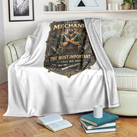 Some People Call Me Mechanic Important Call Me Dad Throw Blanket Fathers Day Gift