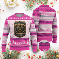 Some People Call Me Mechanic Important Call Me Dad Ugly Christmas Sweater Fathers Day Gift