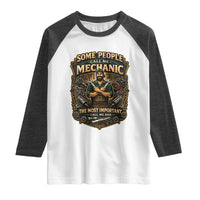 Some People Call Me Mechanic Important Call Me Dad Raglan Shirt Fathers Day Gift