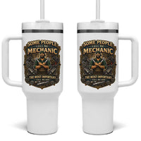 Some People Call Me Mechanic Important Call Me Dad Tumbler With Handle Fathers Day Gift