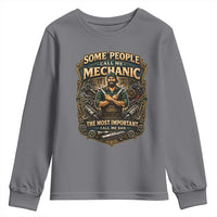 Some People Call Me Mechanic Important Call Me Dad Youth Sweatshirt Fathers Day Gift