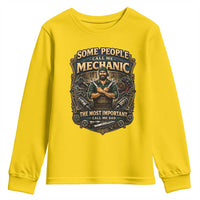 Some People Call Me Mechanic Important Call Me Dad Youth Sweatshirt Fathers Day Gift