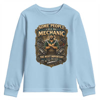 Some People Call Me Mechanic Important Call Me Dad Youth Sweatshirt Fathers Day Gift