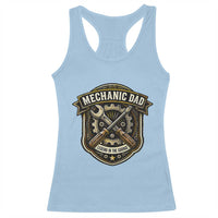 Mechanic Dad Legend In The Garage Racerback Tank Top Funny Auto Repair Fathers Day Gift