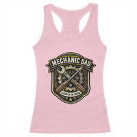 Mechanic Dad Legend In The Garage Racerback Tank Top Funny Auto Repair Fathers Day Gift