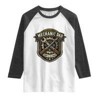 Mechanic Dad Legend In The Garage Raglan Shirt Funny Auto Repair Fathers Day Gift