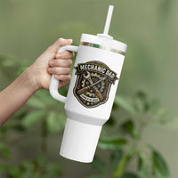 Mechanic Dad Legend In The Garage Tumbler With Handle Funny Auto Repair Fathers Day Gift