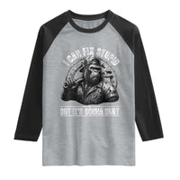 Funny Gorilla Mechanic Raglan Shirt I Can Fix Stupid But Its Gonna Hurt