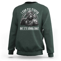 Funny Gorilla Mechanic Sweatshirt I Can Fix Stupid But Its Gonna Hurt