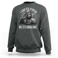 Funny Gorilla Mechanic Sweatshirt I Can Fix Stupid But Its Gonna Hurt