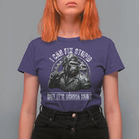 Funny Gorilla Mechanic T Shirt For Women I Can Fix Stupid But Its Gonna Hurt