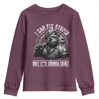 Funny Gorilla Mechanic Youth Sweatshirt I Can Fix Stupid But Its Gonna Hurt