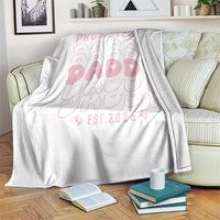 Promoted To Daddy 2026 New Girl Dad Throw Blanket First Time Fathers Day Gift