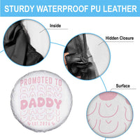Promoted To Daddy 2026 New Girl Dad Spare Tire Cover First Time Fathers Day Gift