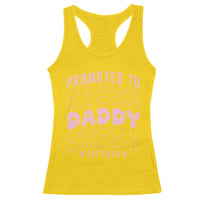 Promoted To Daddy 2026 New Girl Dad Racerback Tank Top First Time Fathers Day Gift